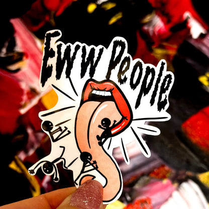 Eww People Sticker – Quirky Vibes Collection - Doobie Duo