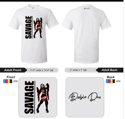 Ghostface Valentines Bundle T-shirt and Sticker Set - Doobie Duo