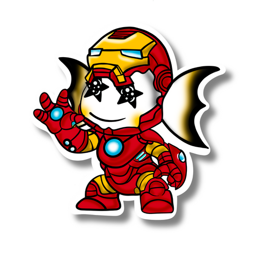 Iron Man-Doobie and Friends Sticker & Magnet Collectors - Doobie Duo