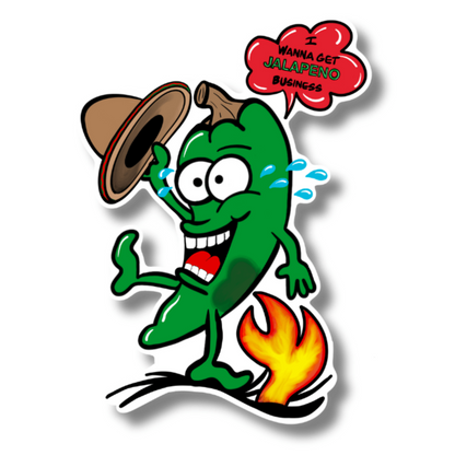 Food Puns Sticker – Delicious Humor Collection - Doobie Duo