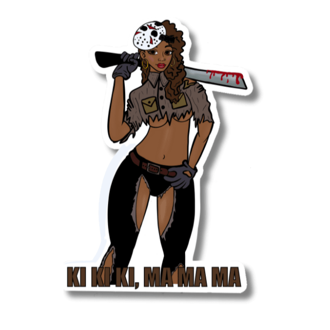 The Caked Up Killers 2.0 Sticker – Ultimate Spooky Chic Collection - Doobie Duo