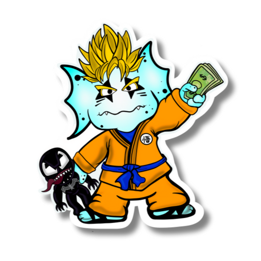 Goku-Doobie and Friends Sticker & Magnet Collectors - Doobie Duo