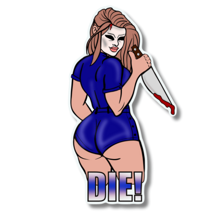 The Caked Up Killers Sticker – Spooky Chic Collection - Doobie Duo
