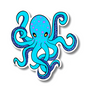 Octopus Sticker – Ocean Wonders Collection - Doobie Duo