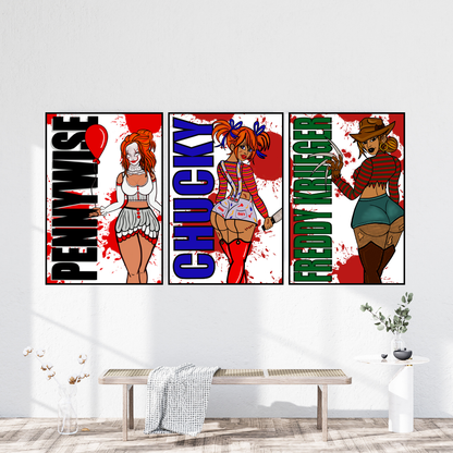 Pennywise Wall Art Print -By Doobie Duo