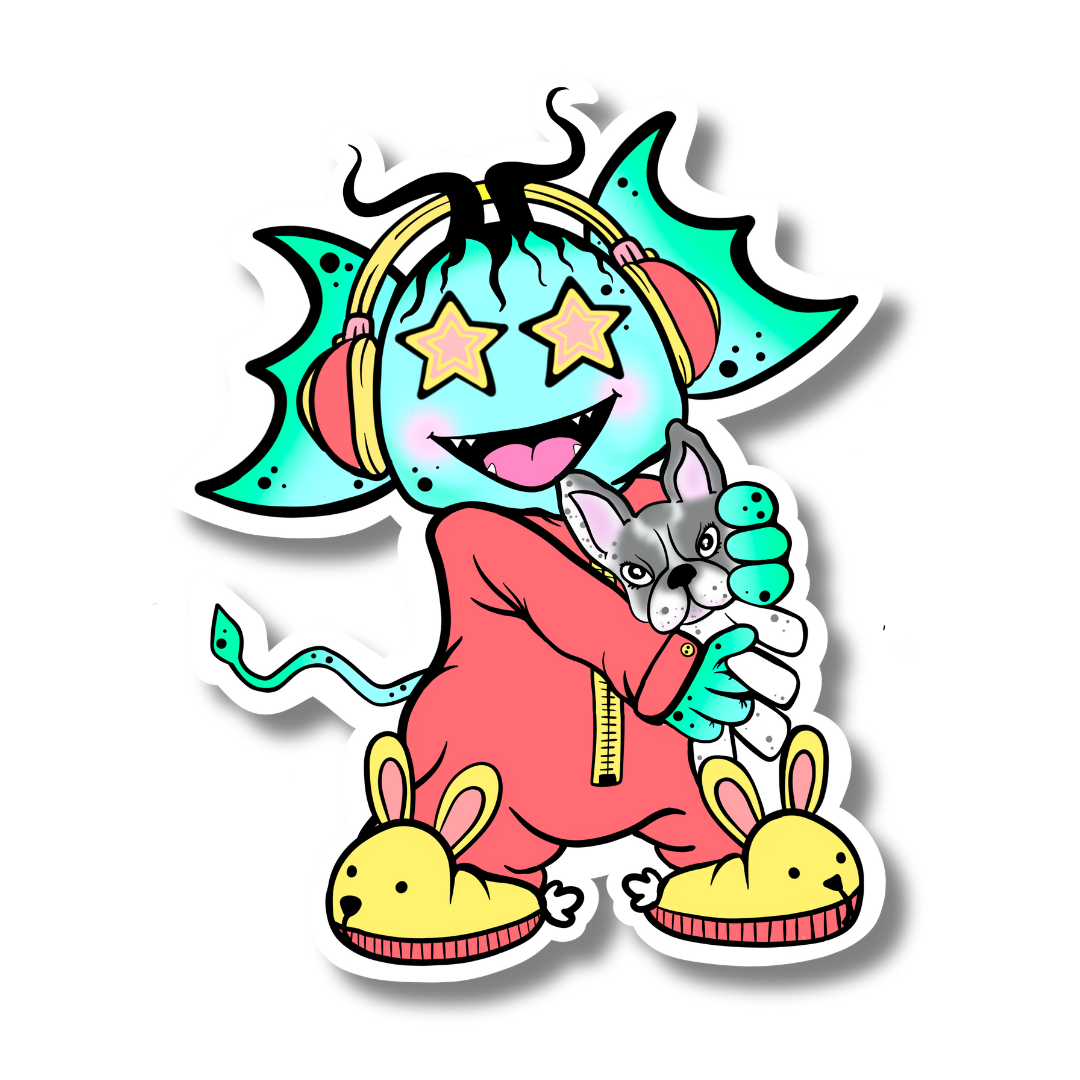 Roo-Doobie and Friends Sticker & Magnet Collectors - Doobie Duo