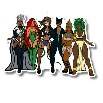 Halloween Girl Sticker Pack – Spooky Chic Collection - Doobie Duo