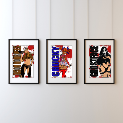 Jason Voorhees Wall Art Print -By Doobie Duo