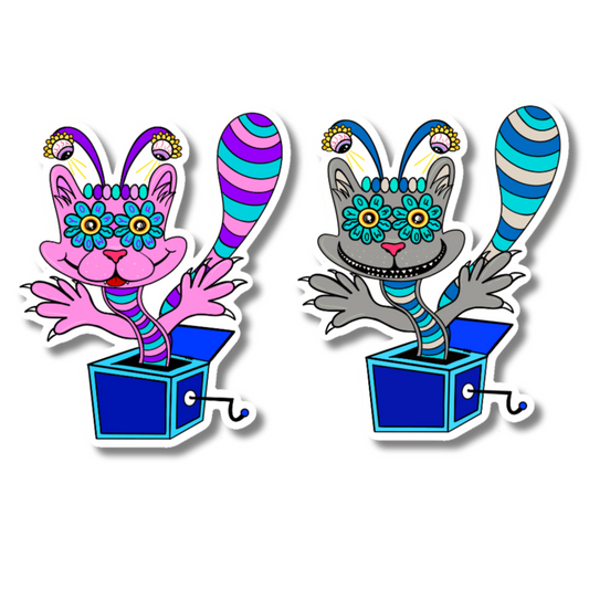 Your Mom (Cat) Sticker – Pawsitive Vibes Collection - Doobie Duo