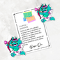 Cupid Doobie and Friends Sticker & Magnet Collectors Set - Doobie Duo