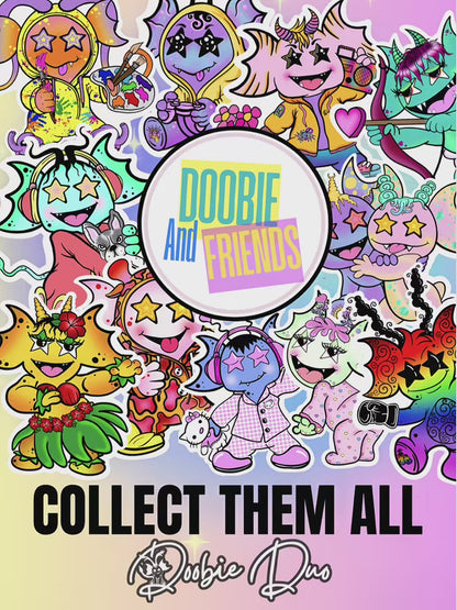 Doobie and friends stickers and magnets video