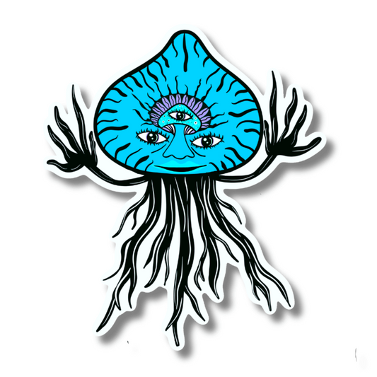 Squid Sticker – Deep Sea Wonders Collection - Doobie Duo